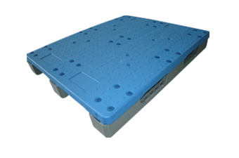 塑膠棧板K-CB平面川型系列(平面無洞設計 可建置鋼管)
