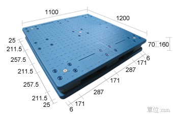 塑膠棧板K-CD-1112