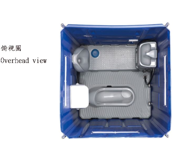 04.型號【AC-RTSQ-90】抽屜式流動廁所(蹲式)