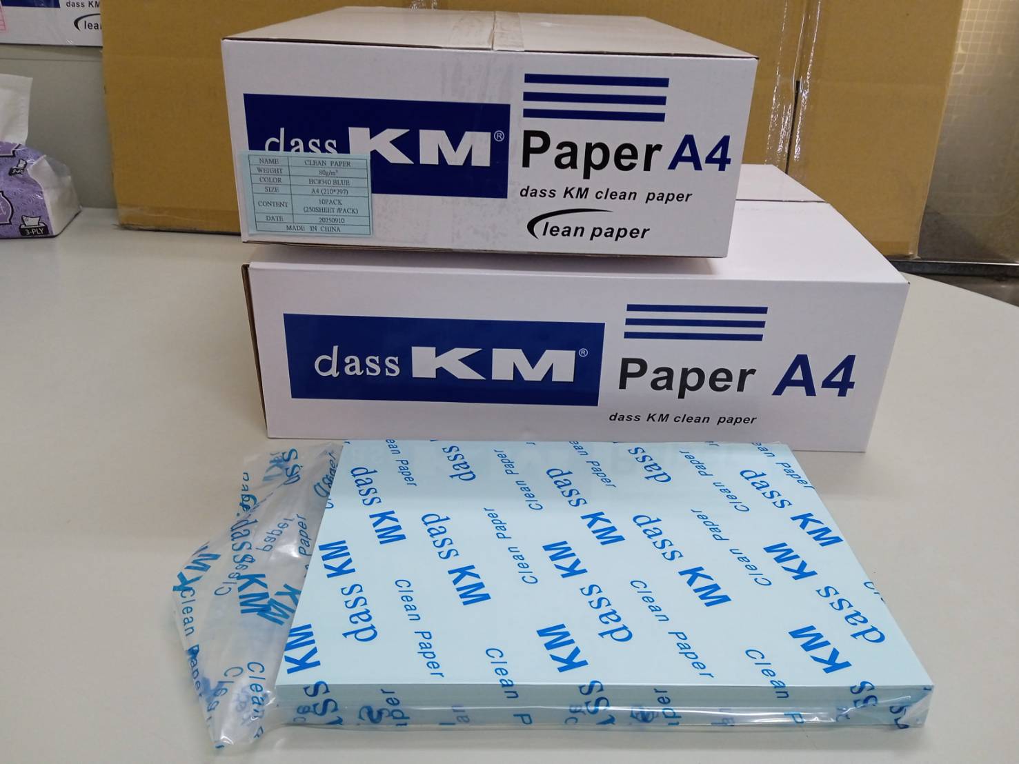 10.F-無塵紙A4-藍80G HC#340