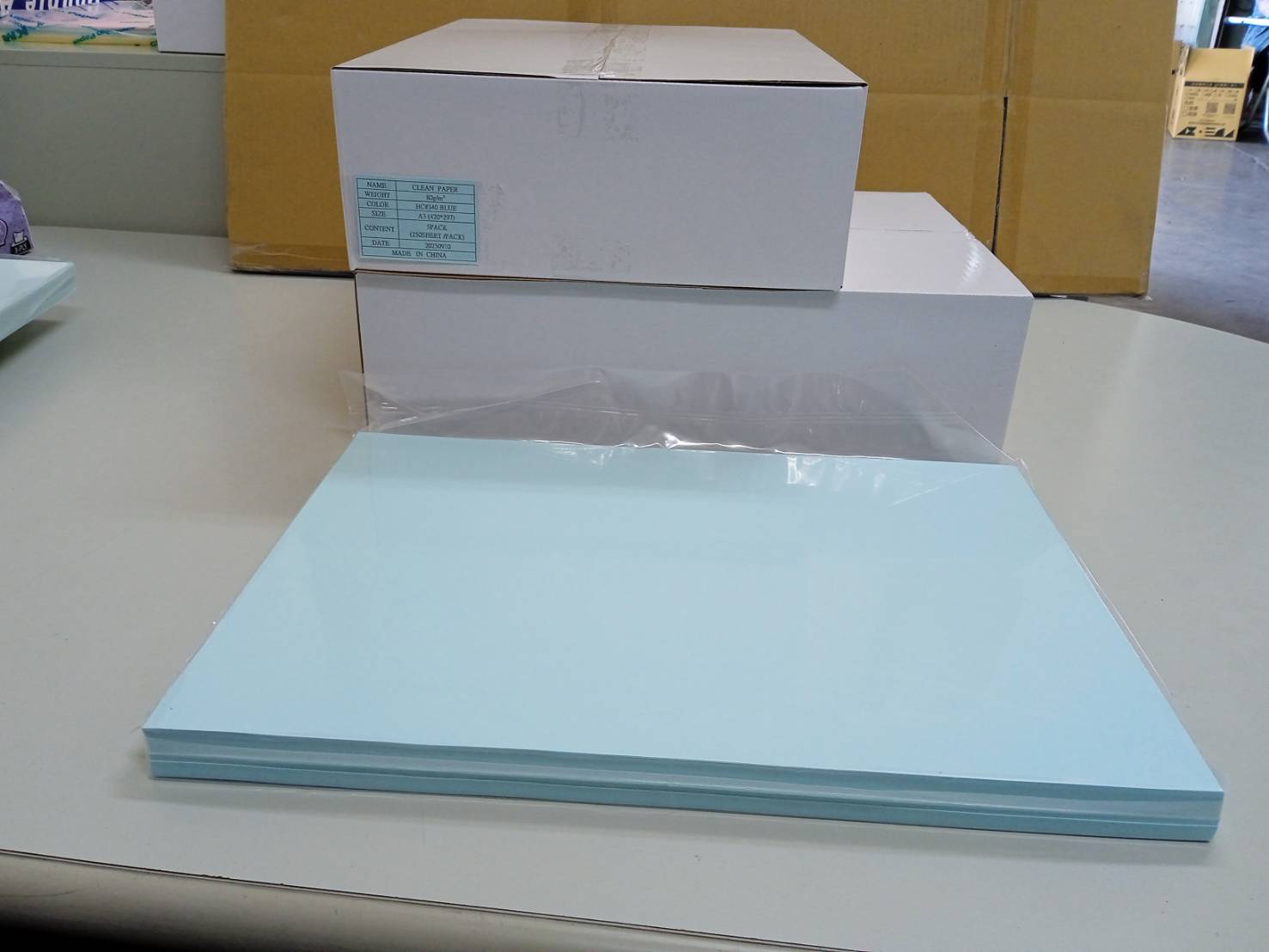 20.F-無塵紙A3-藍80G HC#340