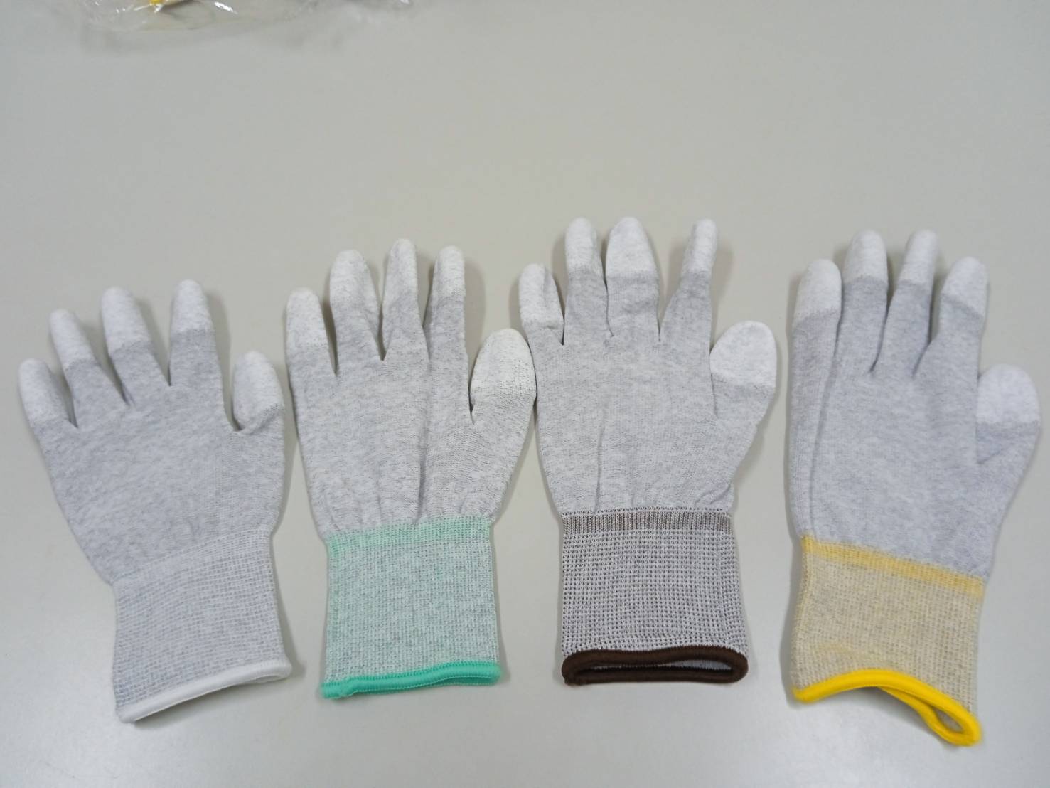 6.F-13EB 13針防靜電PU指尖手套