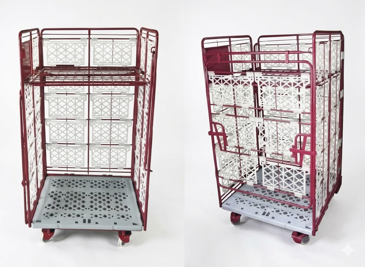 U型物流台車L-CC-1111-4L-MRC