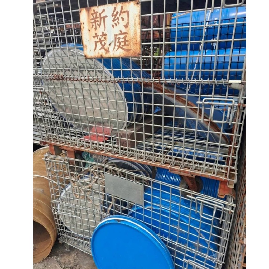 200L中古鐵桶C大開口AA0044