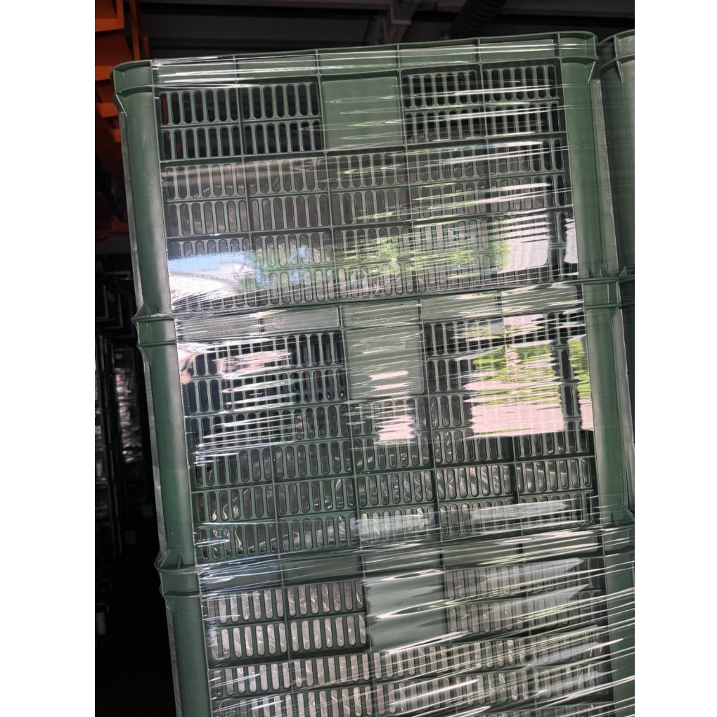 【F】中古塑膠折疊籠(TE077)