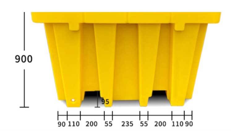 4.四桶1130L型防漏棧板 KI-SP-13513590