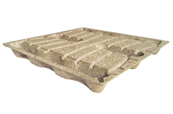 5. V-L2-110110-87 川字底部綠色木屑環保棧板