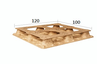 20. V-SD4-130110-91 田字底部綠色木屑環保棧板