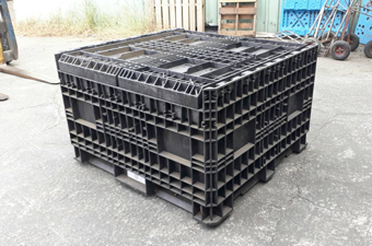 【D】中古大塑膠折疊籠