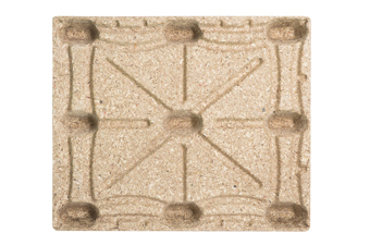 42. V-S4-131110-95 標準九磚綠色木屑環保棧板