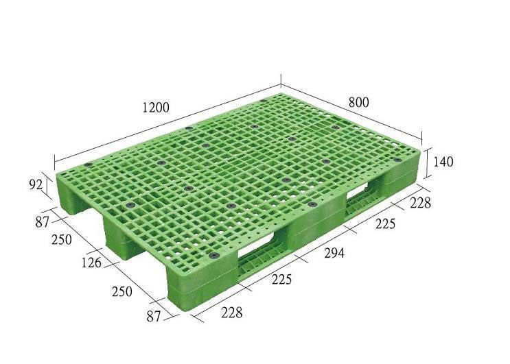 8.S-A4-1280-CG單面型棧板