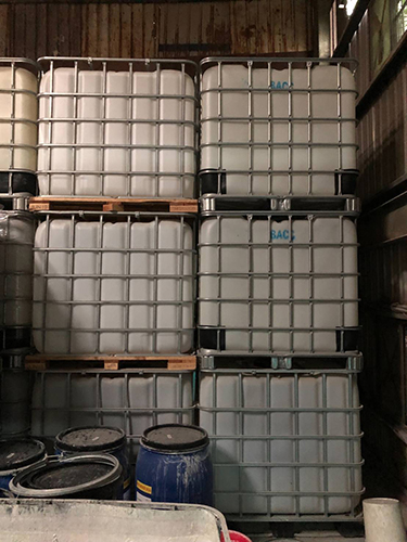 《沒清洗》中古IBC化工桶【M】TE337(原裝內容物:甲醇)