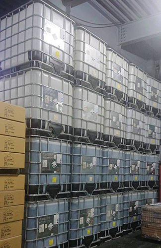 《沒清洗-一次桶》中古IBC化工桶【Q】TE321&TE332(原裝內容物:85%食用級磷酸)