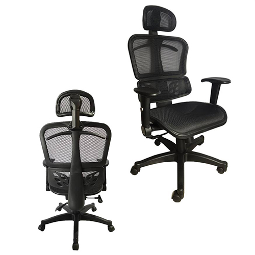 C-SJ-17 高彈力透氣網座墊辦公椅