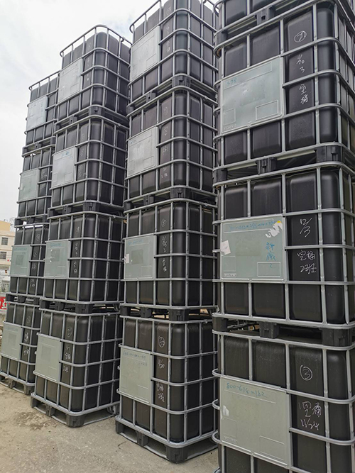 《沒清洗》中古IBC化工桶【R】TE278