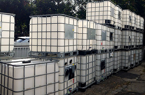 《有稍微清洗》中古IBC化工桶【W】i109(原裝內容物:水性溶劑)