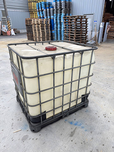 《未清洗》中古IBC桶【F】TE373(原裝內容物:EVA樹脂)