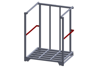 側橫桿(活動式)