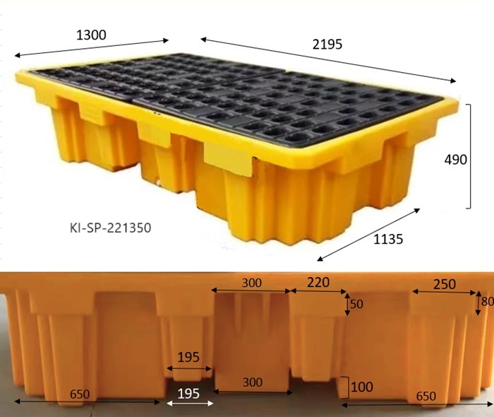1.IBC桶專用防漏棧板KI-SP-221350