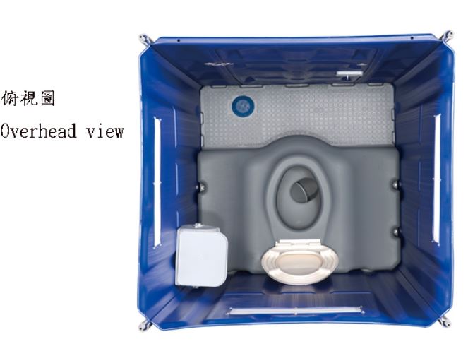 03.型號【AC-RTSE-90】抽屜式流動廁所(坐式)
