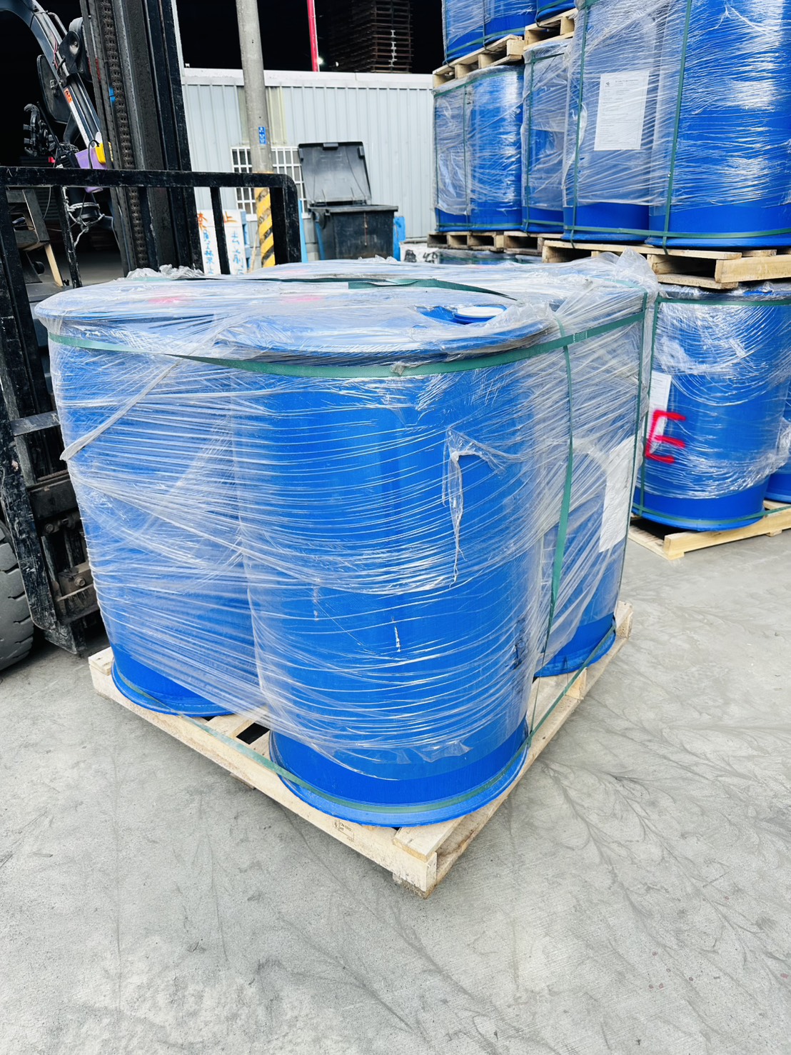 5.中古200L藍桶(沒清洗)【E】TJ013(原裝食品級磷酸)