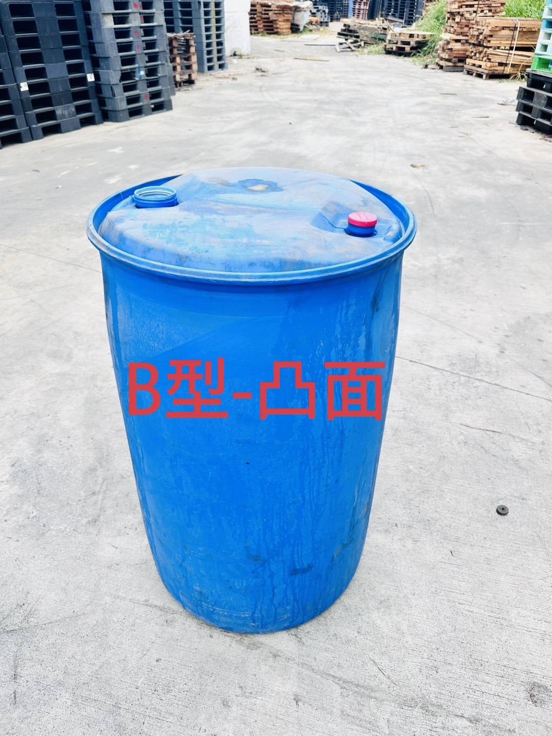 2.中古200L藍桶(平&凸面)【B】TE411(原裝工業酒精)