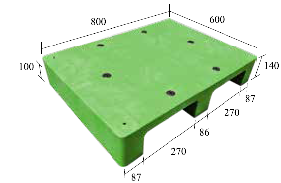 3.S-S2-8060-FG2單面型棧板