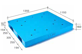 塑膠棧板P-D-140120-160 E/CP