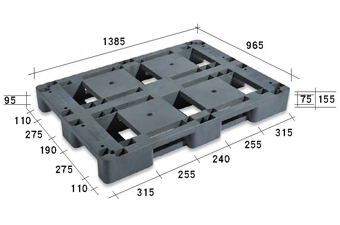 塑膠棧板P-SC-138096-155 E/CP/P