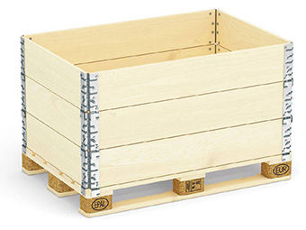 歐洲標準♻回收木圍板箱