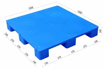 平面九腳塑膠棧板KI-AD-1010