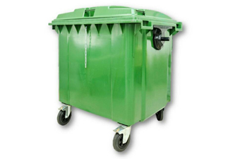1100公升四輪式資源回收垃圾桶(L)