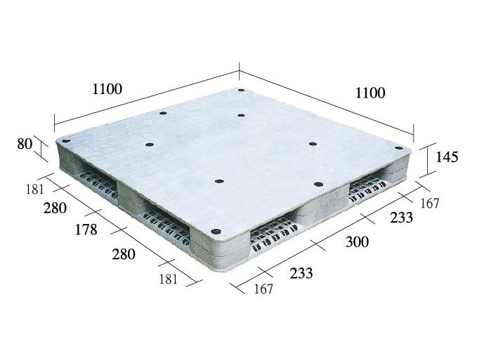 S-R4-1111-FG1雙面型棧板