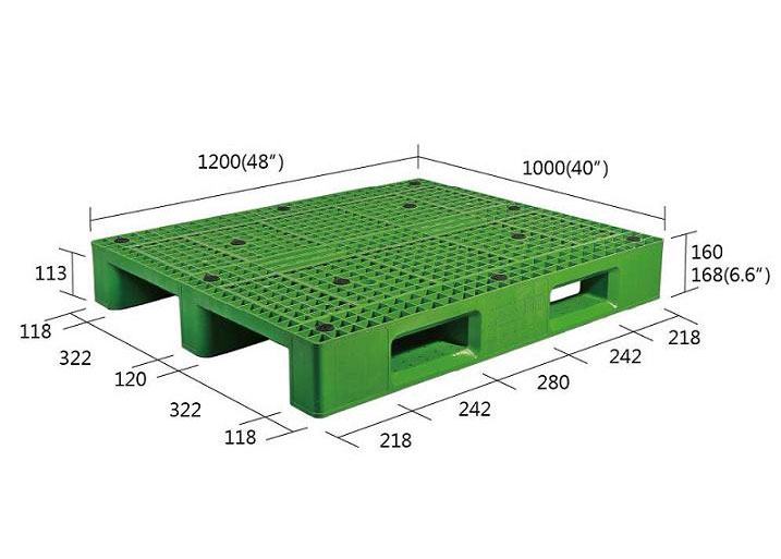 S-A4-1210-CG單面型棧板