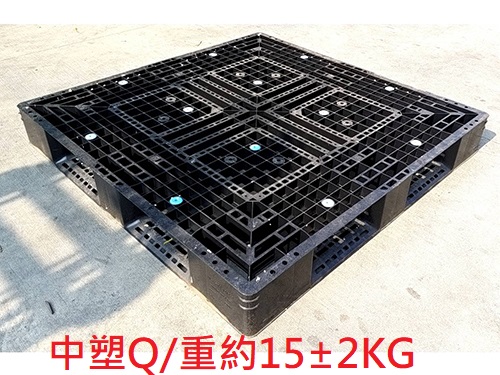 網狀田字塑膠棧板120x120x15(cm)