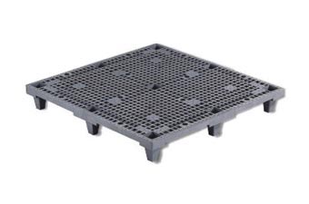 塑膠棧板Z-K-LH 單面四方插網面經濟套疊型