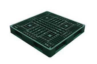 塑膠棧板Z-LD4 單面田字型四方插網面