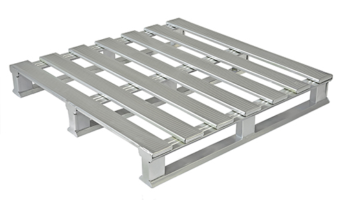 倉庫耐用型單面川字加強型-鍍鋅鐵棧板