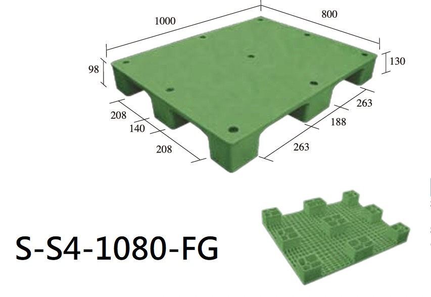 S-S4-1080-FG單面型棧板